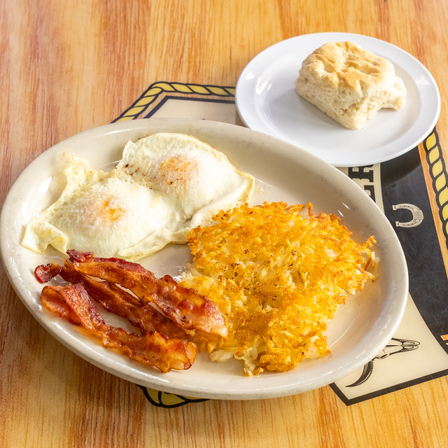 Two Eggs with Meat.